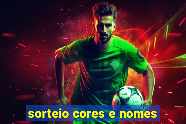 sorteio cores e nomes